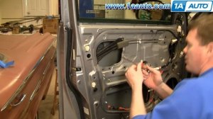 How to Replace Exterior Door Handle 01-04 Toyota Sequoia