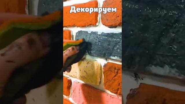 Лофт стена из декоративного кирпича