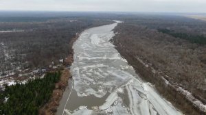 река Сура. г.Шумерля 12.03.2020г.