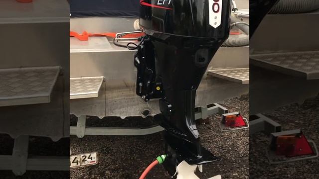 Новинка, лодочный мотор Hidea F60 EFI. смотреть онлайн