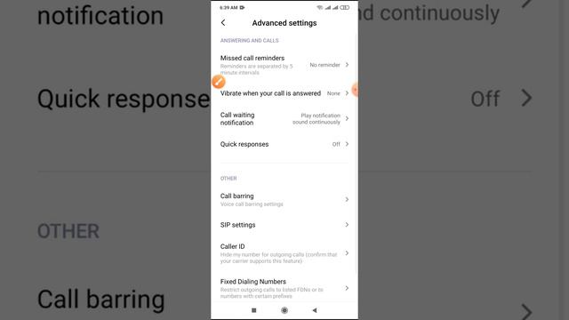 How to quick responses setting on redmi note 8