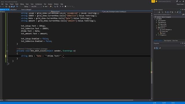 Update data in database from datagridview c# смотреть онлайн