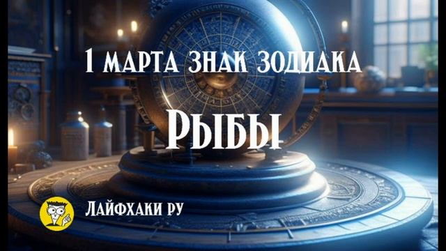1 марта знак зодиака рыбы смотреть онлайн