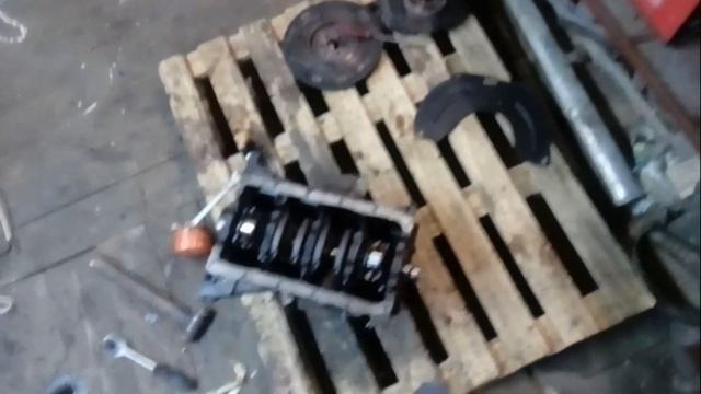 Разборка двигателя ВАЗ 21124 для капитального ремонта