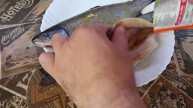 Форель запеченная в духовке. Сочный и вкусный рецепт. Рецепты от Вовы.