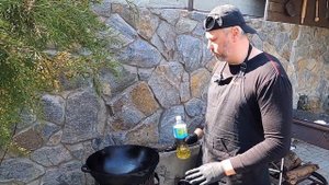 Каре ягненка c картошкой в казане на огне. Вкусный рецепт!
