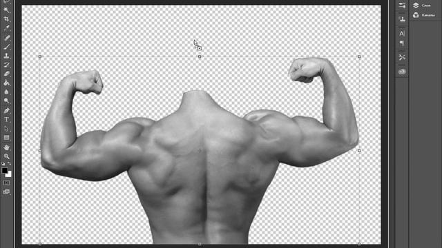 Как наложить рисунок на тело человека в Фотошопе смотреть онлайн