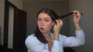 Укладка За 5 Минут | Причёска Уэнсдей Аддамс | Трендовая Прическа 2023