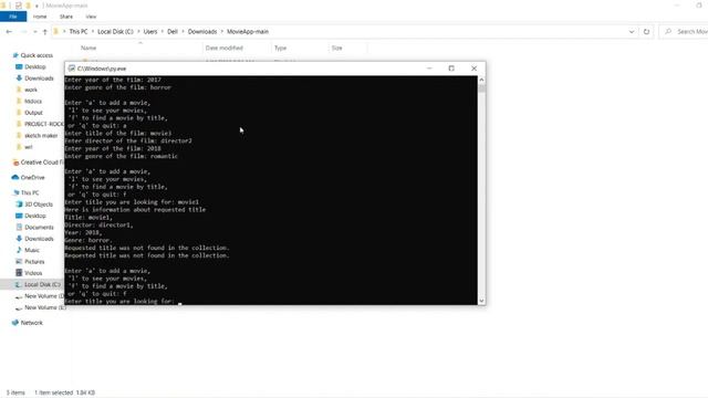 Movie Management in Python with source code | Source Code & Projects