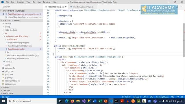 60 Understanding React Component Life Cycle смотреть онлайн