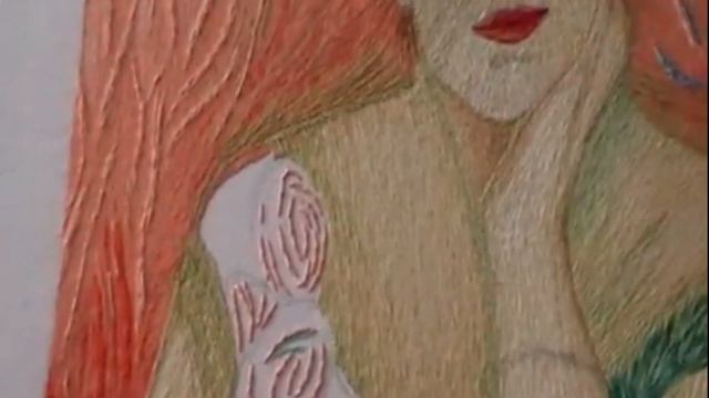 ?Вышивка гладью: ошибки и иллюзии, на примере вышивки портрета @masterica_jewel