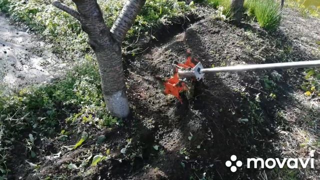 Насадка - культиватор на триммер для прополки