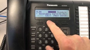 Change settings for PC port on Panasonic VOIP phone KX-NT543