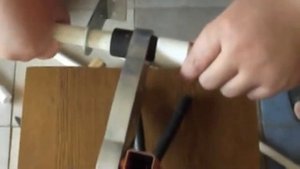 САМОДЕЛКА ИЗ ПВХ ТРУБ(Снегозадержатель на сарай)