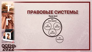 Правовые системы