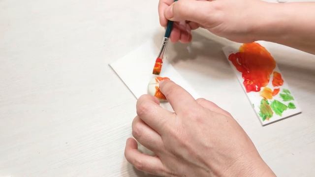 Миниатюрные тыквы из бумажной глины. Мастер класс. Поделки на масленицу. Miniature pumpkins
