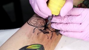 Neo Traditional Tattoo Time Lapse