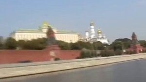Timelapse Moscow River hydrofoil boat trip. Москва-река, теплоход Ракета-246
