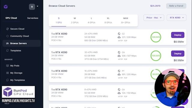 Generate Stable Diffusion Images FAST with RunPod смотреть онлайн