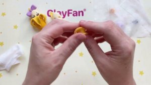 Девочка бантик видеоурок по лепке из воздушного пластилина