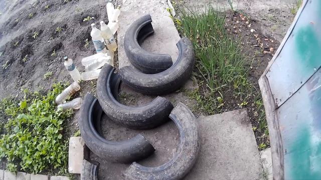 Цветочная Клумба из Шин.Цветочная Клумба Своими Руками.