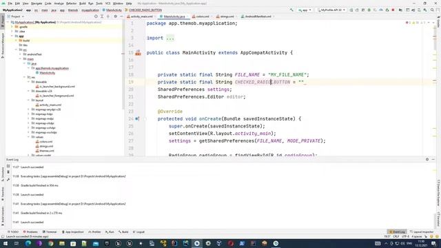 Основы Android: Сохраняем пользовательские настройки, используя SharedPreferences смотреть онлайн
