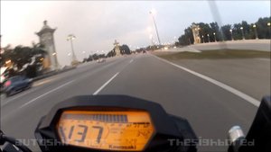2014 Kawasaki Z250 SL top speed 2nd trial run