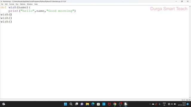 Functions in python|| Parameters || Return statement