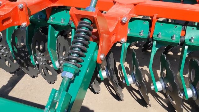 Лущильник дисковый эластомерный (борона дисковая) ДИАС «Спринг» ОБЗОР смотреть онлайн