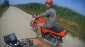 Старт!! #Jawa 350-638 vs #Иж Планета. Кто кого???