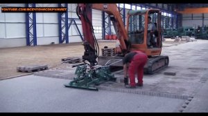 Укладка тратуарной плитки механизированная