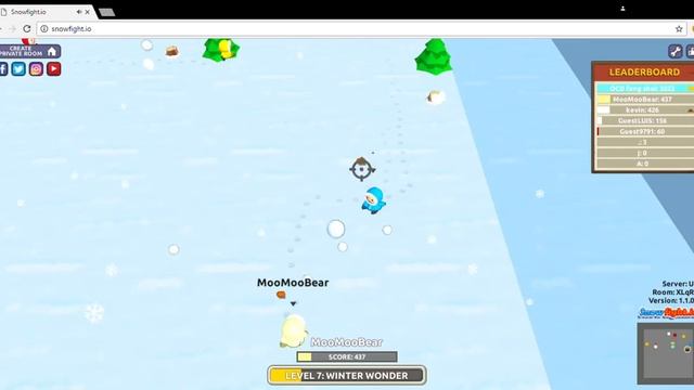 Snowfight.io | Snow fight to the death!! смотреть онлайн