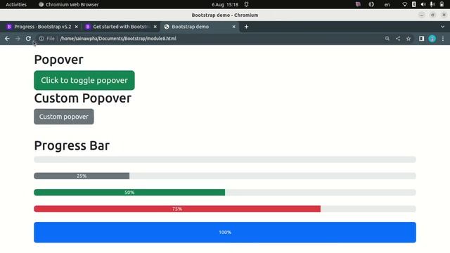 Bootstrap Module 8 смотреть онлайн
