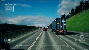 Машины на дороге - HUD, Tracking в After Effects