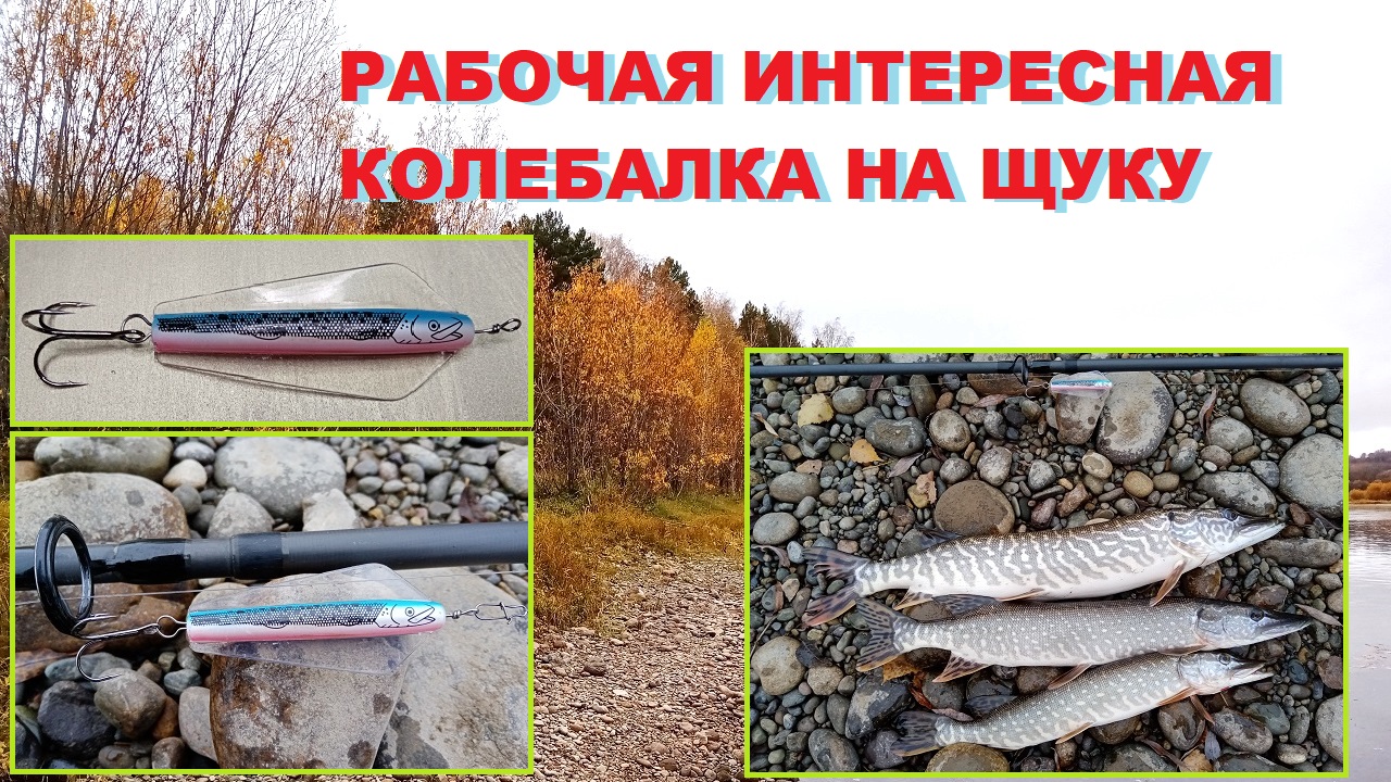 Рыбалка интересной колебалкой на щуку!