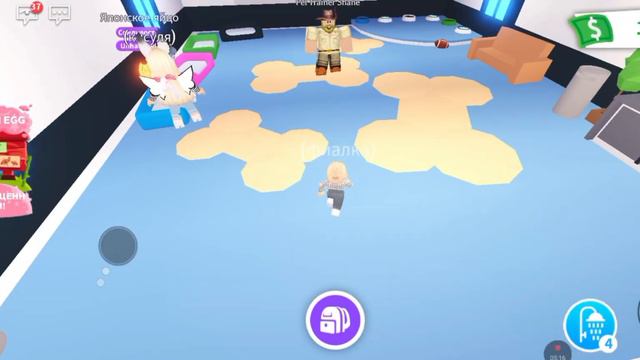 Играю в адопт ми! Рассказываю о лайфаке и как заработать баксы! смотреть онлайн