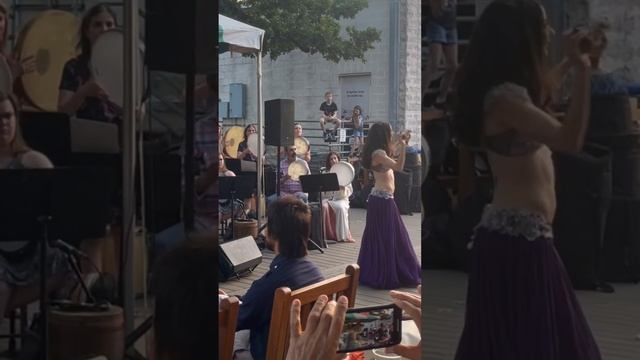 Raqs Sharqi with Finger Cymbals and Live Drumming