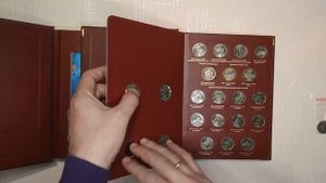 Листы для монет в блистерах - альбомы для монет "Альбо Нумисматико" и "Коллекционеръ"