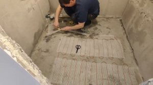 Монтаж тёплого пола Electrolux eco mat