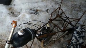 САМОДЕЛЬНЫЙ ДРИФТ ТРАЙК С ДВИГАТЕЛЕМ ОТ БЕНЗОПИЛЫ ДРУЖБА №1