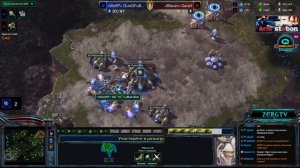 ★ Турнир QLASH - Skillous vs Европа | StarCraft 2 с ZERGTV ★