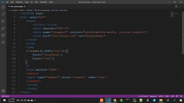 تعلم قواعد البيانات  sql بلغة php بكل سهولة  الدرس 1 الاتصال مع قاعدة البيانات connect with databas