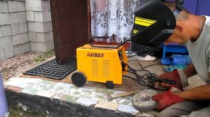 Ремонт колеса бетономешалки