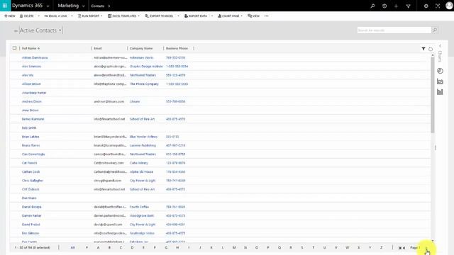 Creating Marketing Lists with Microsoft Dynamics 365