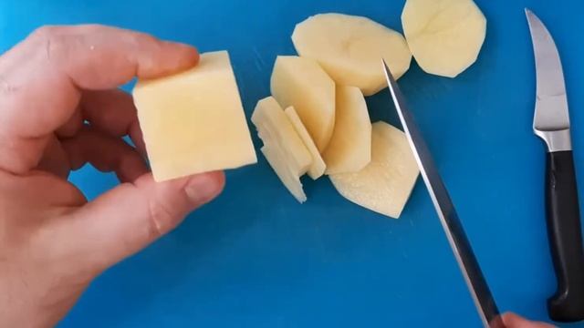 Как из картошки вырезать шар в кубе. А ВАМ слабо? смотреть онлайн