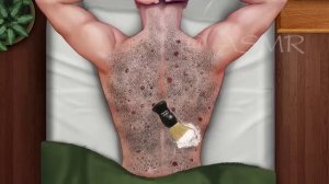 ASMR Remove Glasses & Worm Infected Dirty Eyes | Deep Cleaning Animation