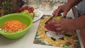 Заготовка  на зиму. Овощное рагу с сохранением витаминов