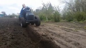 Самодельный трактор из мотороллера