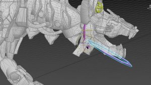 Rigging Scorcher horizon zero dawn 3dsmax