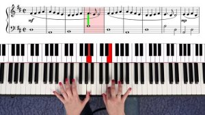 Играем Оду к Радости на фортепиано